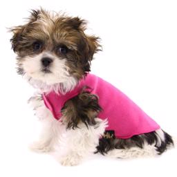 GoldPaw Dog Fleece Stretch Pullover Fuchsia